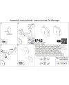 SOTAVENTO * BAÑADOR PARED LED 3W 3000K IP42 CUA. BLANCO